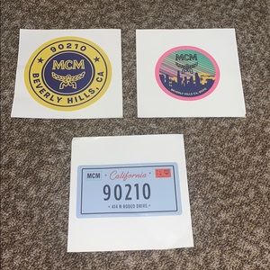 MCM stickers book laptop prints decals new limited